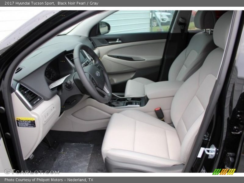 Black Noir Pearl / Gray 2017 Hyundai Tucson Sport