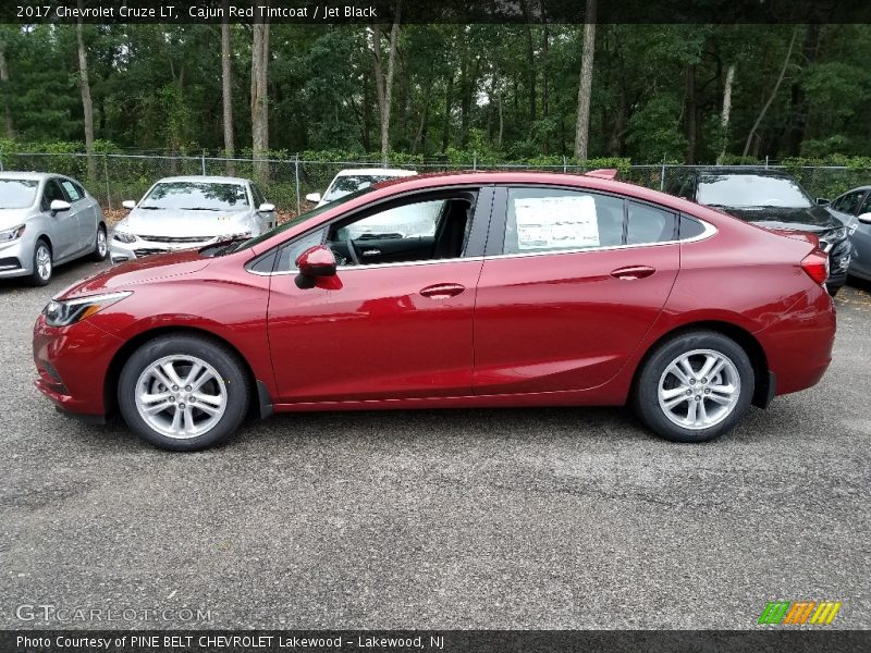Cajun Red Tintcoat / Jet Black 2017 Chevrolet Cruze LT