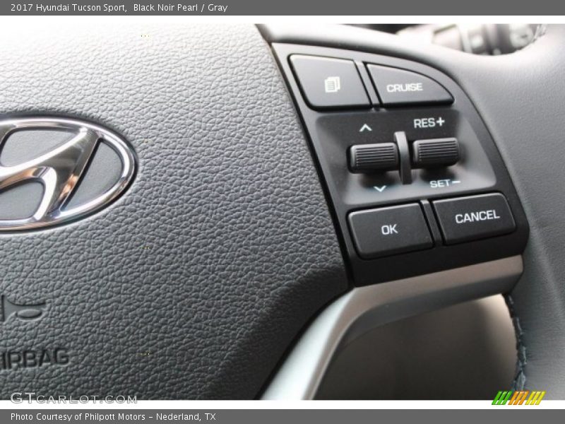 Black Noir Pearl / Gray 2017 Hyundai Tucson Sport