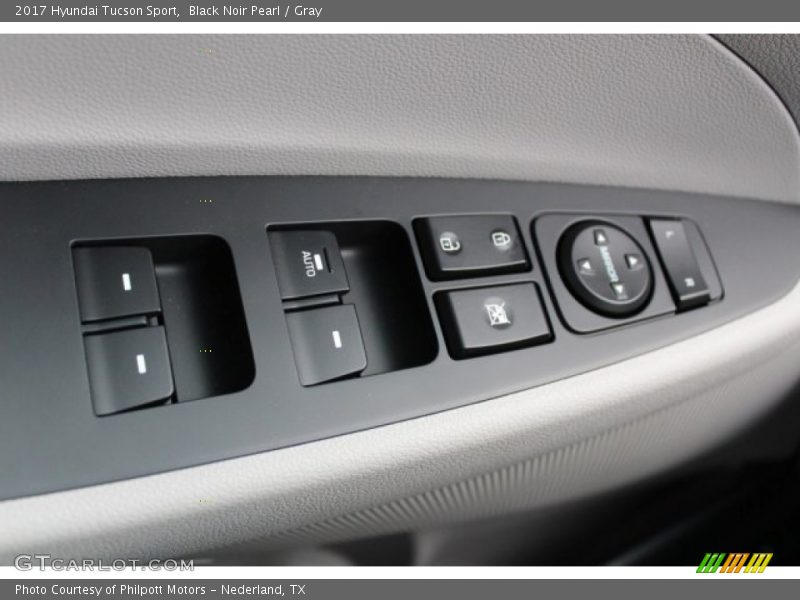 Black Noir Pearl / Gray 2017 Hyundai Tucson Sport