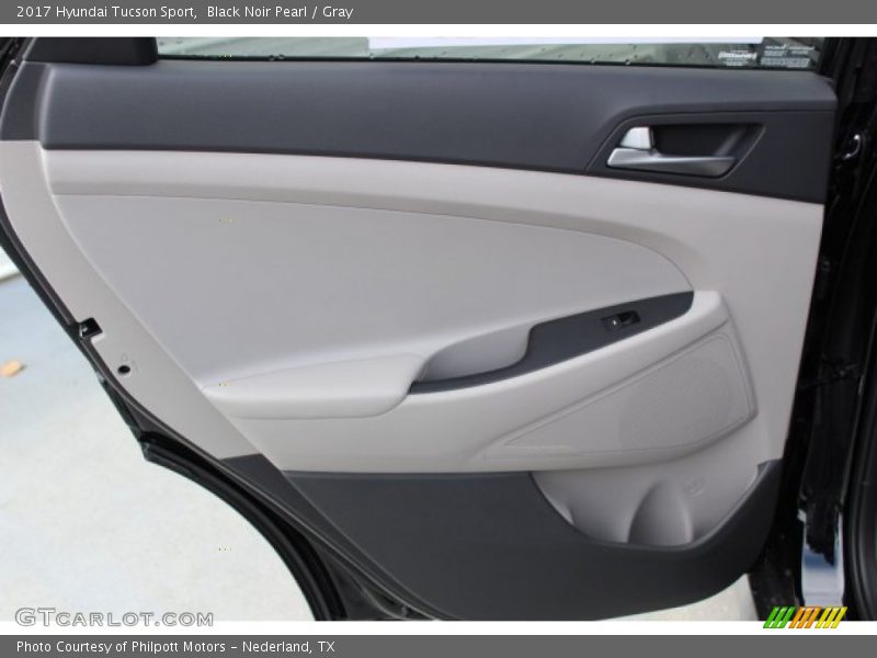 Black Noir Pearl / Gray 2017 Hyundai Tucson Sport