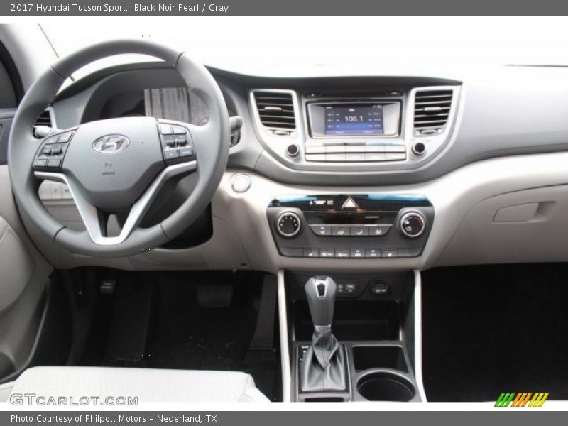 Black Noir Pearl / Gray 2017 Hyundai Tucson Sport