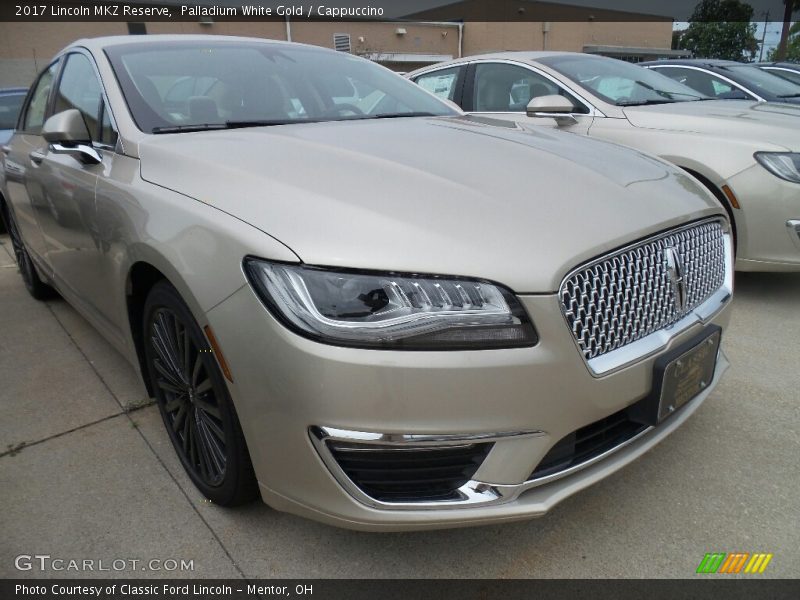 Palladium White Gold / Cappuccino 2017 Lincoln MKZ Reserve