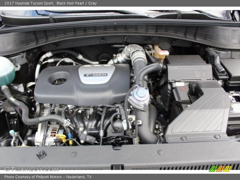Black Noir Pearl / Gray 2017 Hyundai Tucson Sport