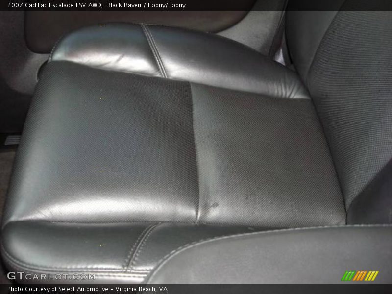Black Raven / Ebony/Ebony 2007 Cadillac Escalade ESV AWD