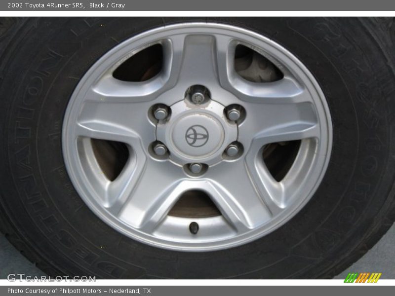 Black / Gray 2002 Toyota 4Runner SR5