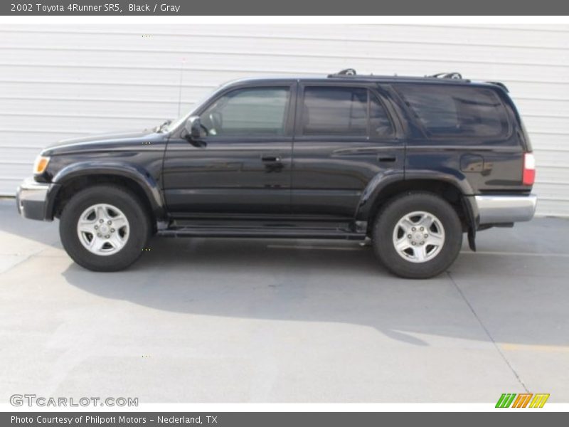 Black / Gray 2002 Toyota 4Runner SR5