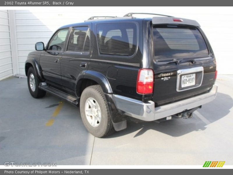 Black / Gray 2002 Toyota 4Runner SR5