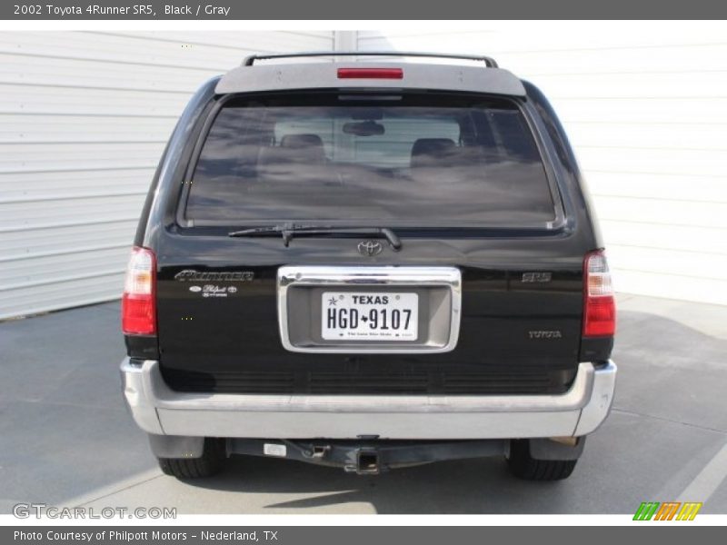 Black / Gray 2002 Toyota 4Runner SR5