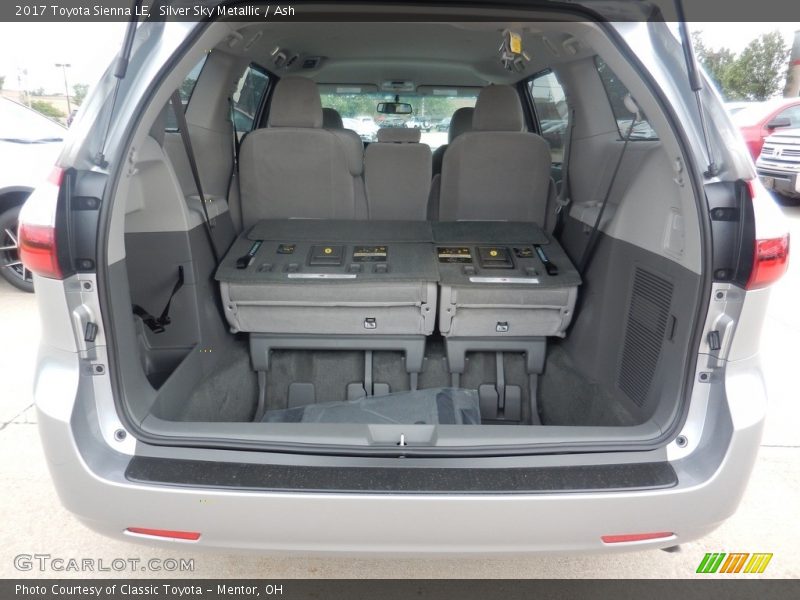 Silver Sky Metallic / Ash 2017 Toyota Sienna LE