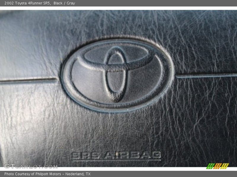 Black / Gray 2002 Toyota 4Runner SR5