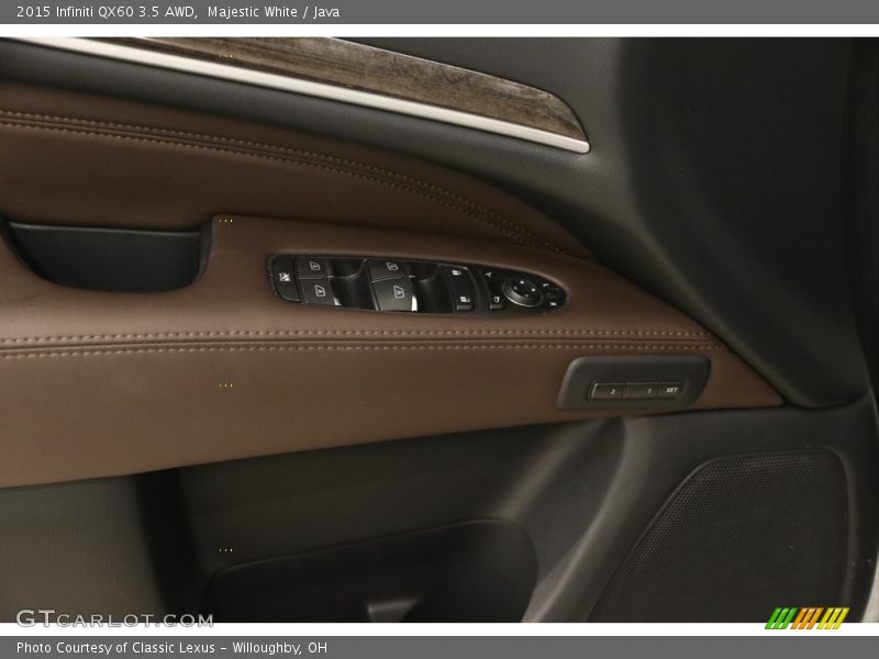 Majestic White / Java 2015 Infiniti QX60 3.5 AWD