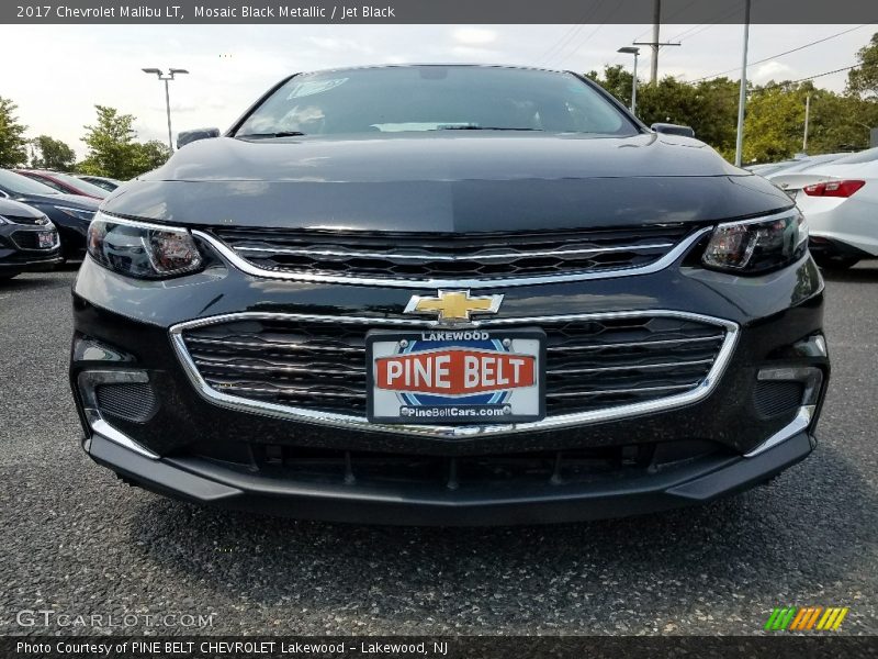 Mosaic Black Metallic / Jet Black 2017 Chevrolet Malibu LT