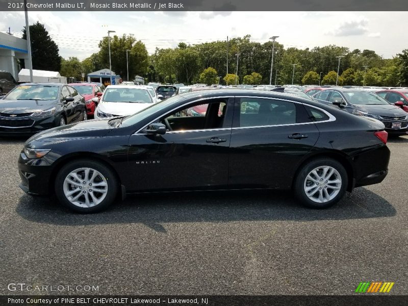Mosaic Black Metallic / Jet Black 2017 Chevrolet Malibu LT