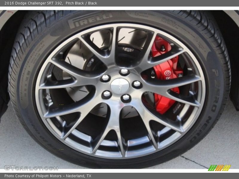 Pitch Black / Black 2016 Dodge Challenger SRT 392