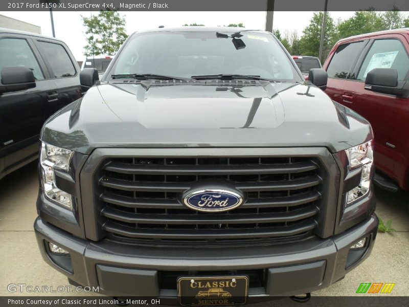Magnetic / Black 2017 Ford F150 XL SuperCrew 4x4