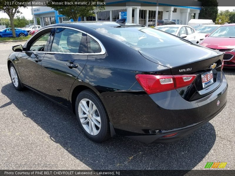 Mosaic Black Metallic / Jet Black 2017 Chevrolet Malibu LT