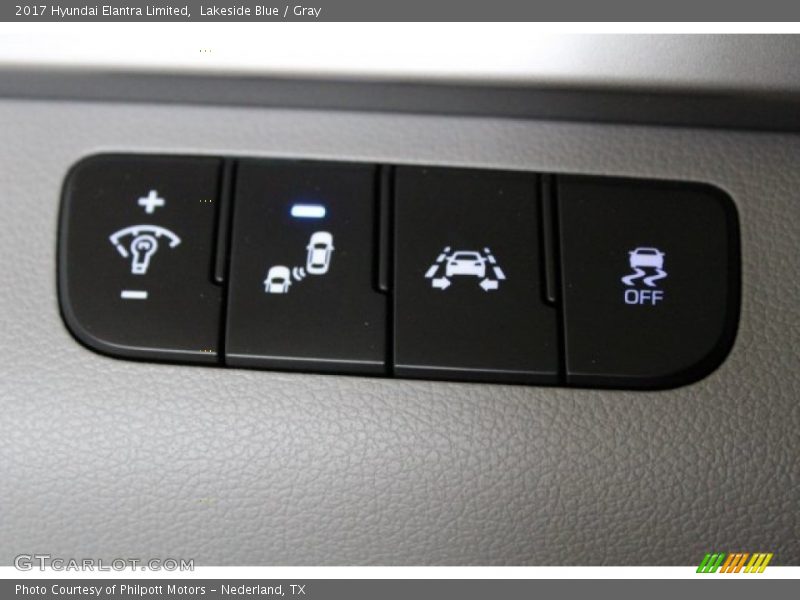 Lakeside Blue / Gray 2017 Hyundai Elantra Limited