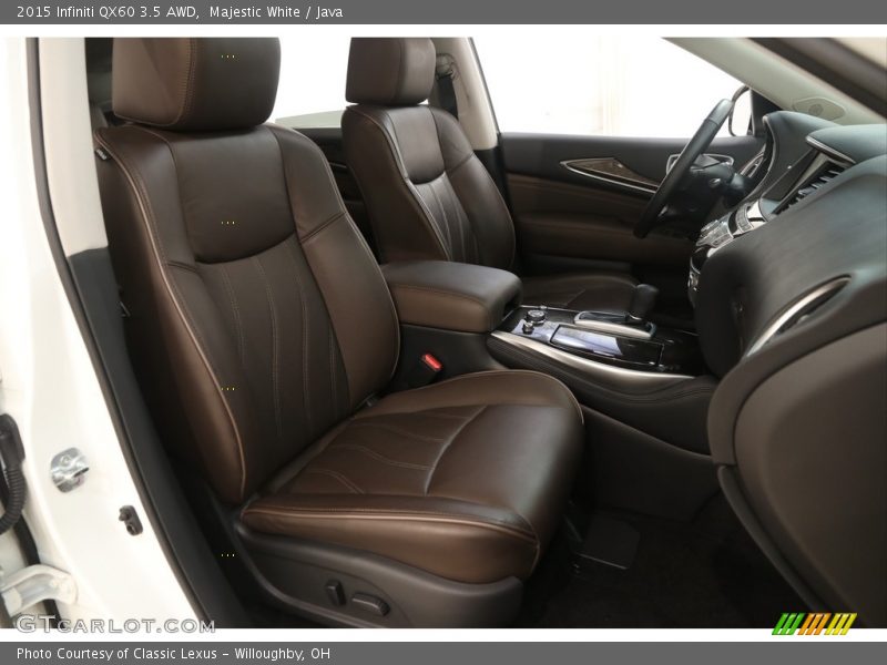Majestic White / Java 2015 Infiniti QX60 3.5 AWD