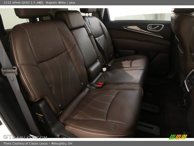 Majestic White / Java 2015 Infiniti QX60 3.5 AWD