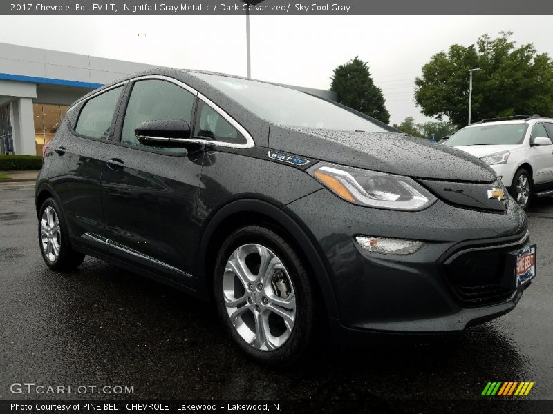 Nightfall Gray Metallic / Dark Galvanized/­Sky Cool Gray 2017 Chevrolet Bolt EV LT