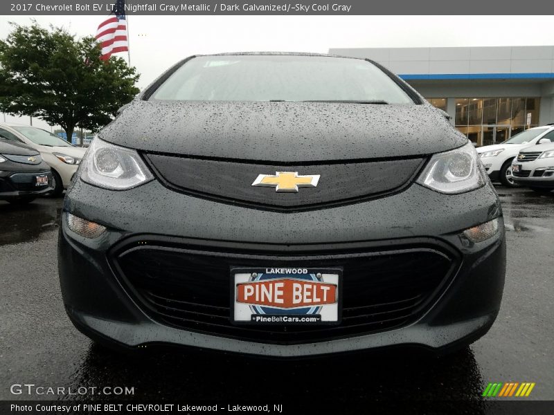 Nightfall Gray Metallic / Dark Galvanized/­Sky Cool Gray 2017 Chevrolet Bolt EV LT