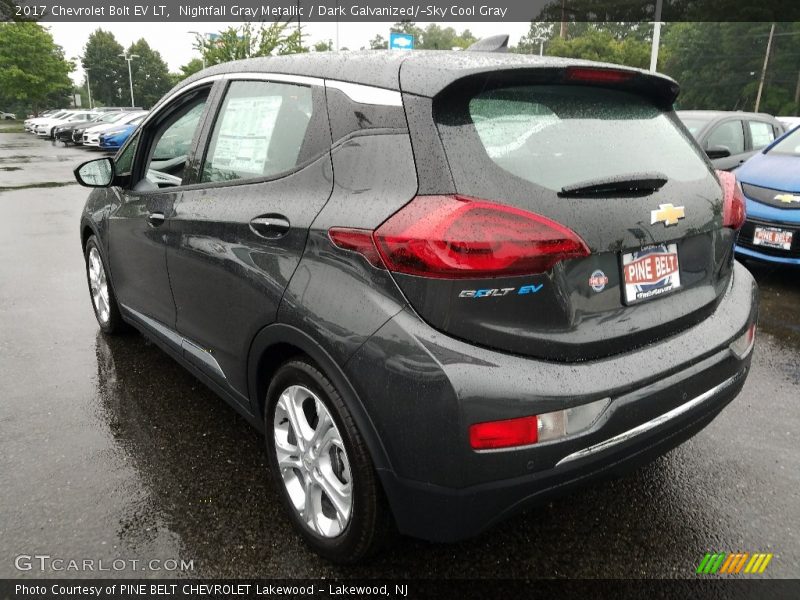 Nightfall Gray Metallic / Dark Galvanized/­Sky Cool Gray 2017 Chevrolet Bolt EV LT