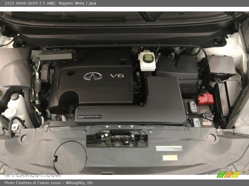 Majestic White / Java 2015 Infiniti QX60 3.5 AWD