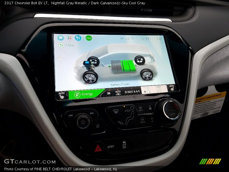 Controls of 2017 Bolt EV LT