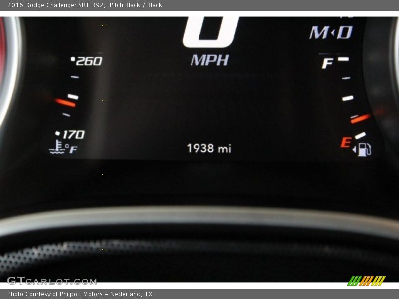 Pitch Black / Black 2016 Dodge Challenger SRT 392