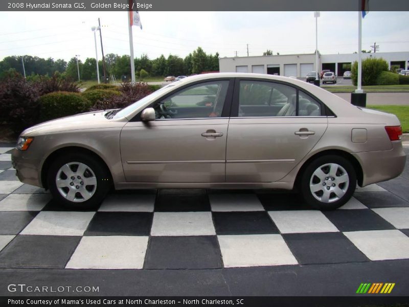 Golden Beige / Beige 2008 Hyundai Sonata GLS