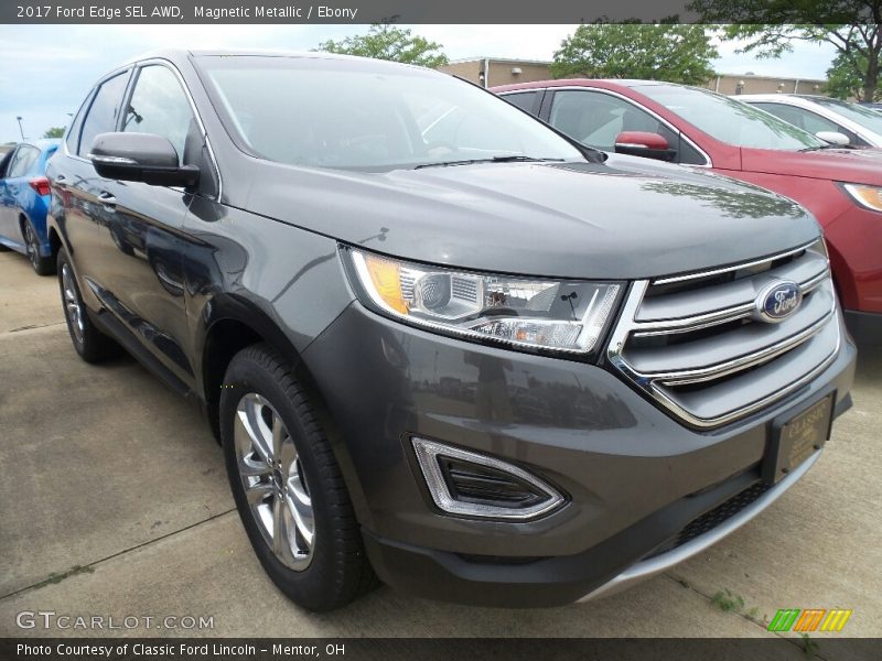 Magnetic Metallic / Ebony 2017 Ford Edge SEL AWD