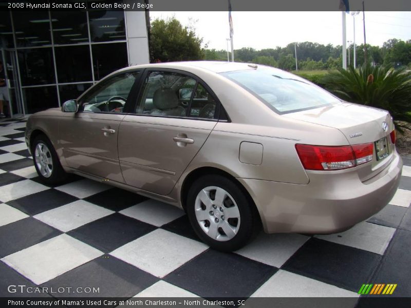 Golden Beige / Beige 2008 Hyundai Sonata GLS