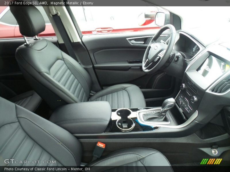 Magnetic Metallic / Ebony 2017 Ford Edge SEL AWD