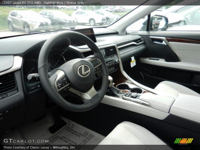 Nightfall Mica / Stratus Gray 2017 Lexus RX 350 AWD
