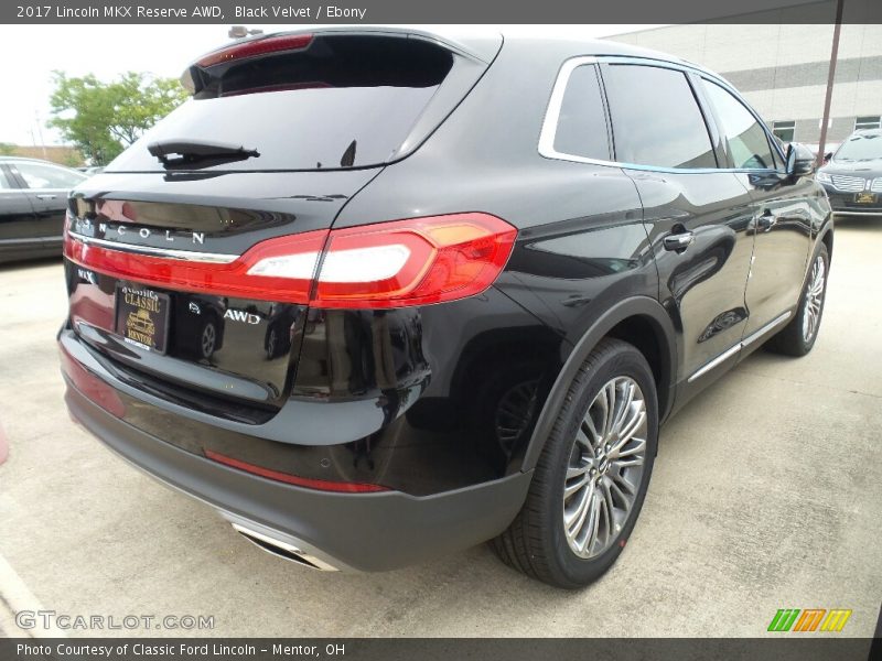 Black Velvet / Ebony 2017 Lincoln MKX Reserve AWD