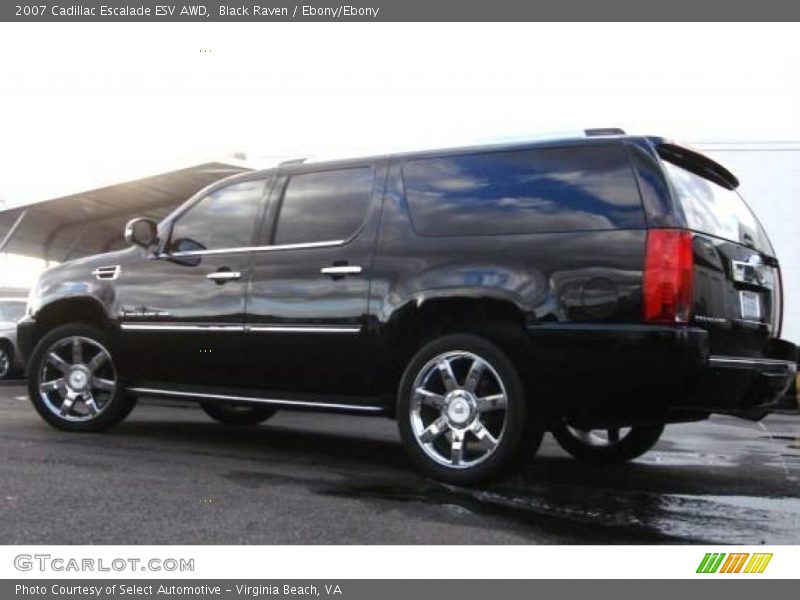 Black Raven / Ebony/Ebony 2007 Cadillac Escalade ESV AWD