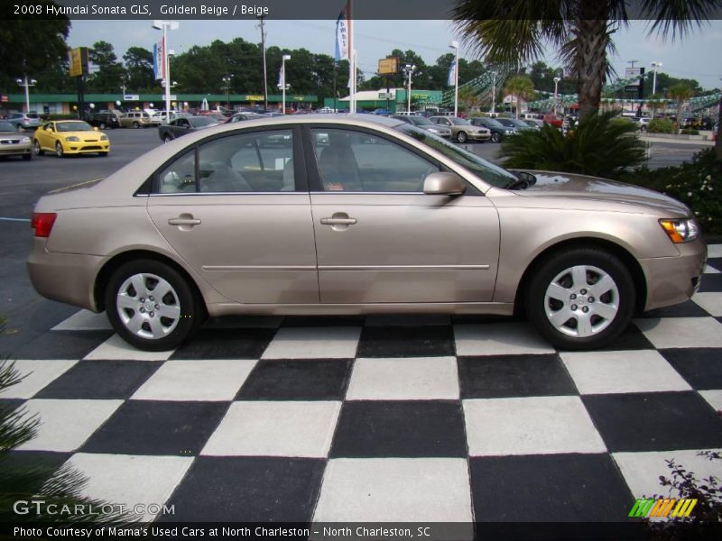 Golden Beige / Beige 2008 Hyundai Sonata GLS