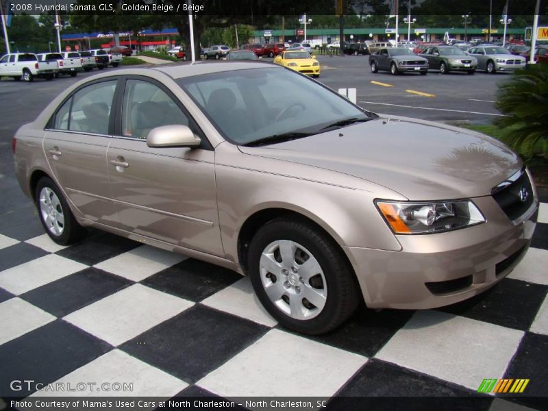 Golden Beige / Beige 2008 Hyundai Sonata GLS