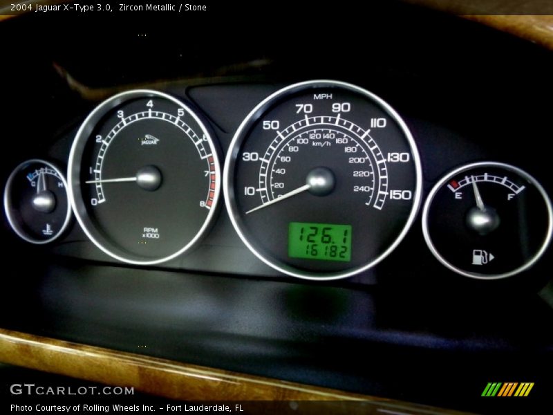 Zircon Metallic / Stone 2004 Jaguar X-Type 3.0