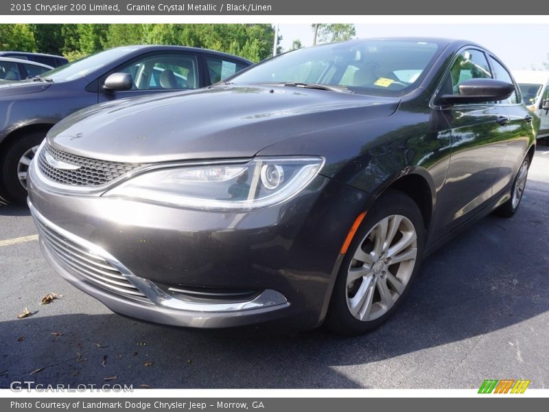 Granite Crystal Metallic / Black/Linen 2015 Chrysler 200 Limited