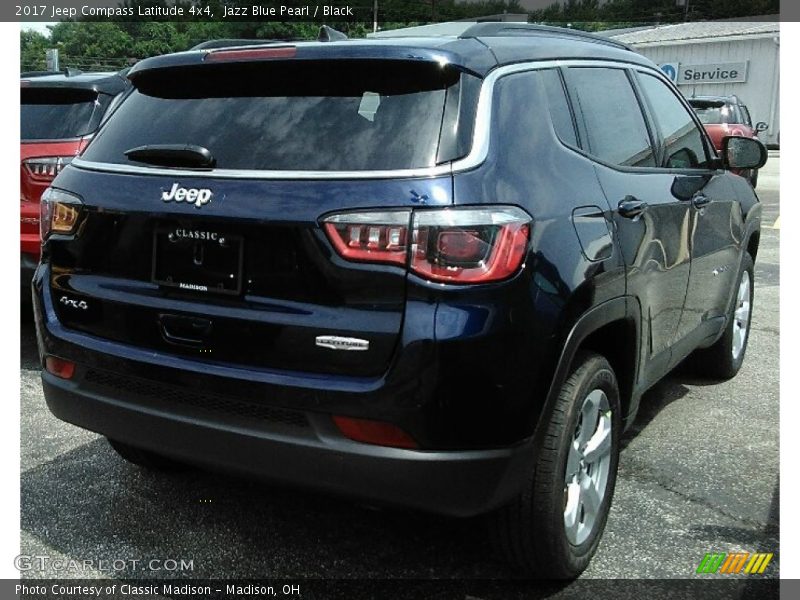 Jazz Blue Pearl / Black 2017 Jeep Compass Latitude 4x4