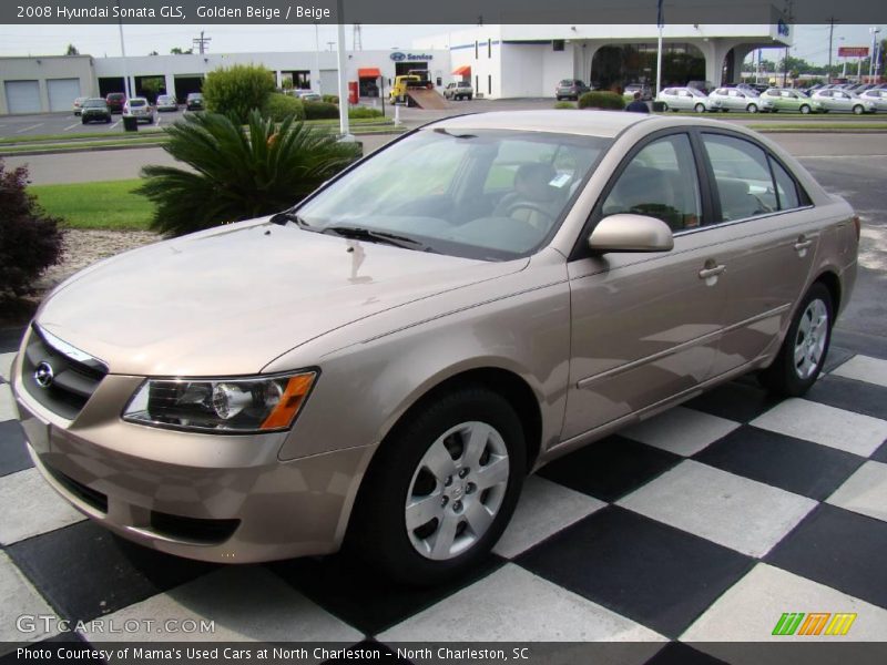 Golden Beige / Beige 2008 Hyundai Sonata GLS