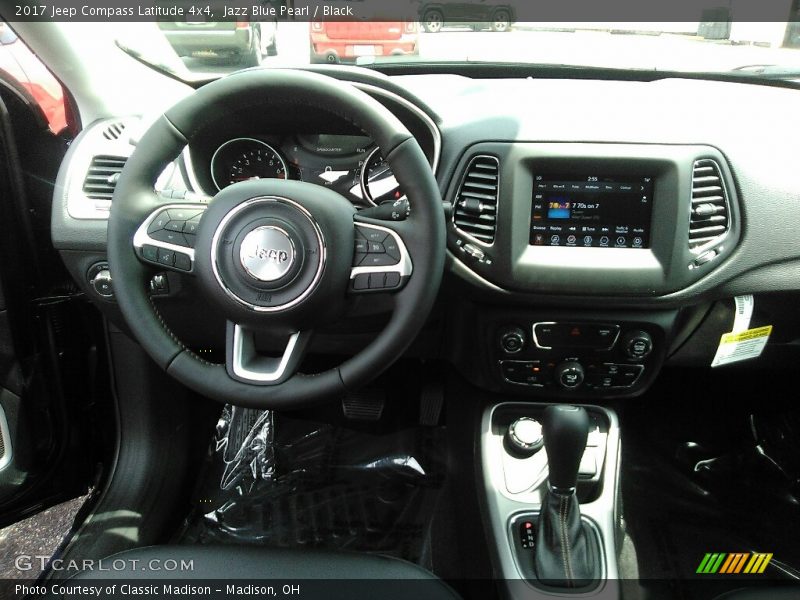 Jazz Blue Pearl / Black 2017 Jeep Compass Latitude 4x4