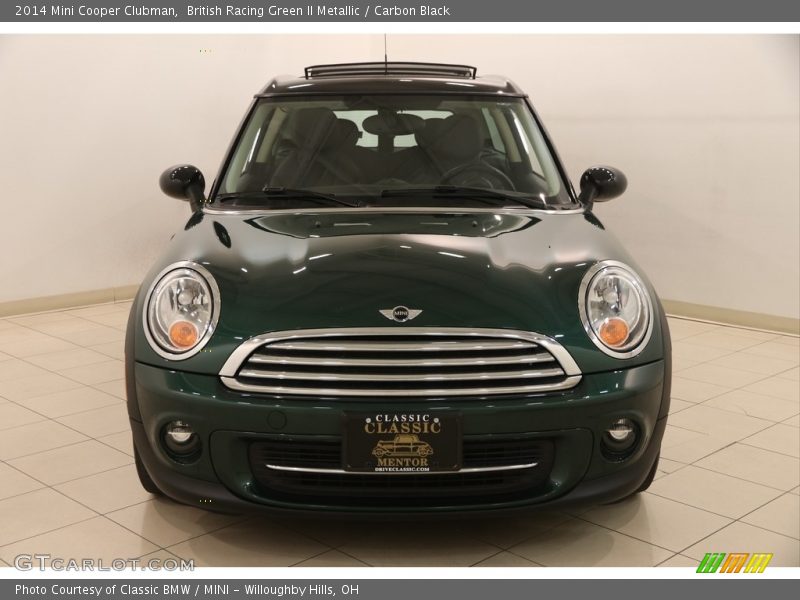 British Racing Green II Metallic / Carbon Black 2014 Mini Cooper Clubman