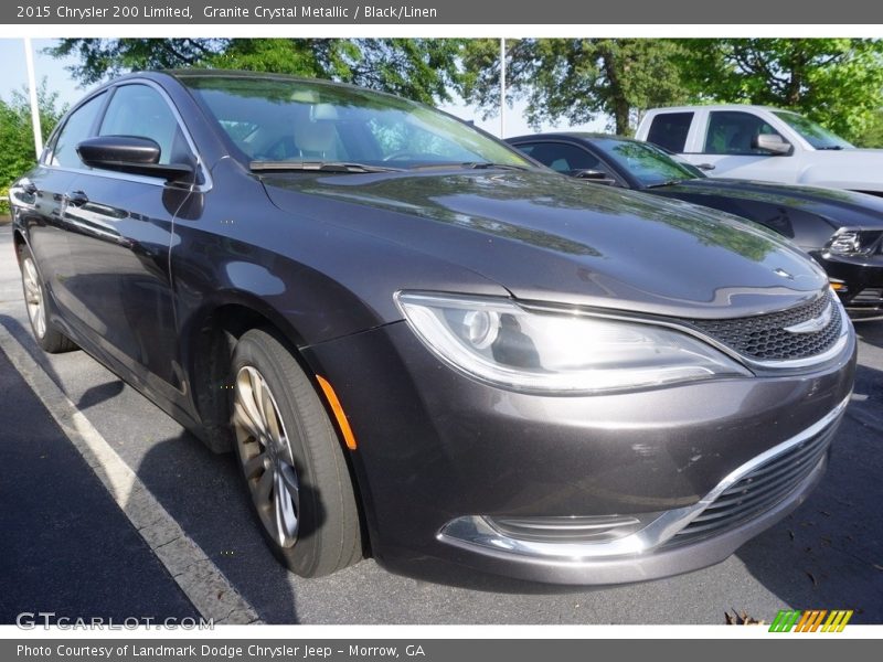 Granite Crystal Metallic / Black/Linen 2015 Chrysler 200 Limited