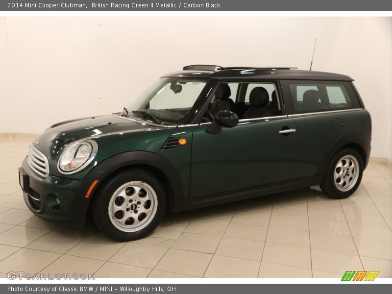 British Racing Green II Metallic / Carbon Black 2014 Mini Cooper Clubman