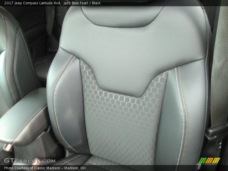 Jazz Blue Pearl / Black 2017 Jeep Compass Latitude 4x4