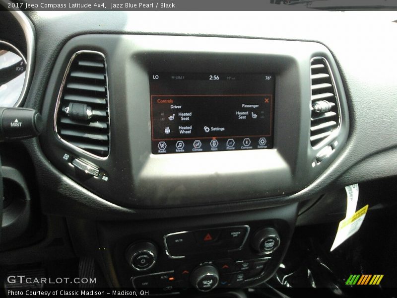 Jazz Blue Pearl / Black 2017 Jeep Compass Latitude 4x4