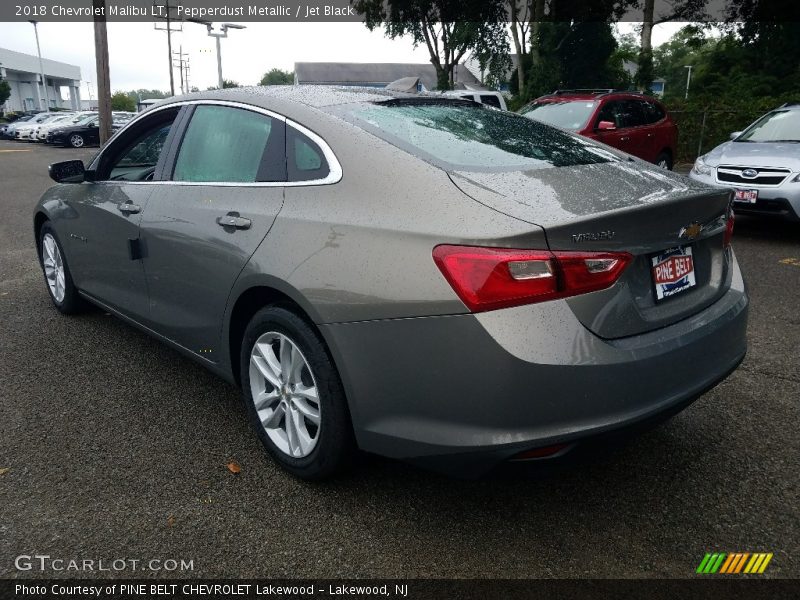 Pepperdust Metallic / Jet Black 2018 Chevrolet Malibu LT